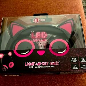 Light Up Cat Ears - LED Headphones